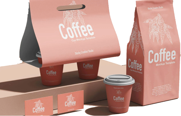 Embalagens de café para delivery